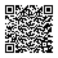 QR kód a telefonszámhoz +12173347362