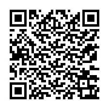 QR код за телефонен номер +12173363702