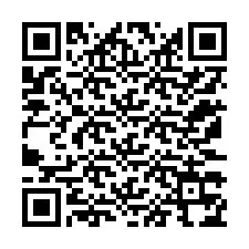 QR kód a telefonszámhoz +12173374494