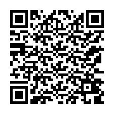 QR-код для номера телефона +12173409664