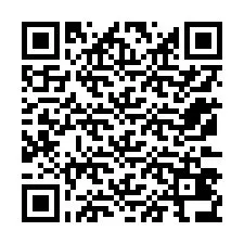 Código QR para número de teléfono +12173436247