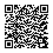 Código QR para número de teléfono +12173492434