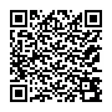 QR код за телефонен номер +12173492435