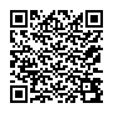 QR-code voor telefoonnummer +12173492453