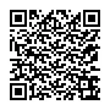 Kode QR untuk nomor Telepon +12173663412