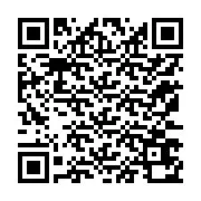 Código QR para número de teléfono +12173670362