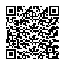 QR-koodi puhelinnumerolle +12173672182