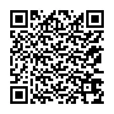 QR Code สำหรับหมายเลขโทรศัพท์ +12173674922