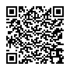電話番号のQRコード +12173694996