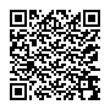 Código QR para número de telefone +12173694998