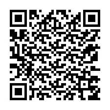 QR-код для номера телефона +12173756242