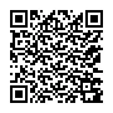 QR-koodi puhelinnumerolle +12173781636