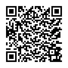 QR код за телефонен номер +12173863349