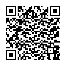 QR Code สำหรับหมายเลขโทรศัพท์ +12173866216