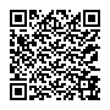 QR код за телефонен номер +12173867190