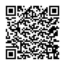 QR код за телефонен номер +12173869653