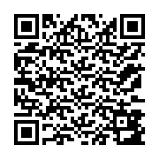 Kode QR untuk nomor Telepon +12173883411