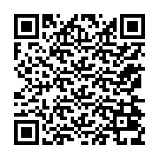 Código QR para número de teléfono +12174039026