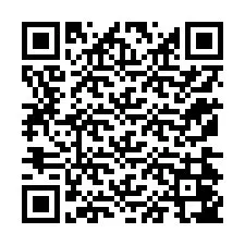 QR-code voor telefoonnummer +12174047012