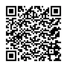 QR-koodi puhelinnumerolle +12174074817