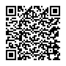 Código QR para número de telefone +12174074822