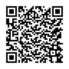 Código QR para número de teléfono +12174144066