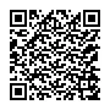 QR-код для номера телефона +12174157874