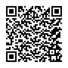 QR kód a telefonszámhoz +12174161173