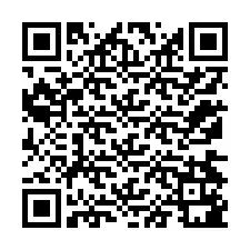 Código QR para número de teléfono +12174181209