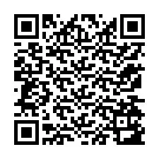 QR Code สำหรับหมายเลขโทรศัพท์ +12174183986