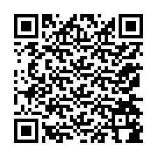 QR-koodi puhelinnumerolle +12174184736