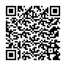 QR-код для номера телефона +12174186046