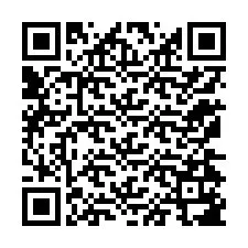 QR-код для номера телефона +12174187166