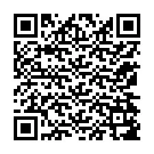 QR код за телефонен номер +12174187496