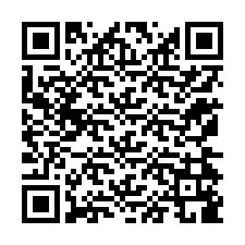 QR Code สำหรับหมายเลขโทรศัพท์ +12174189022