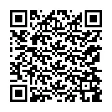 QR Code สำหรับหมายเลขโทรศัพท์ +12174189192