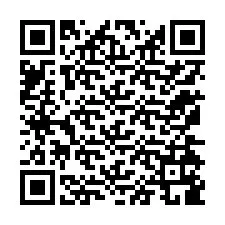 QR код за телефонен номер +12174189866