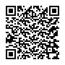 Kode QR untuk nomor Telepon +12174234032