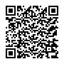 QR Code สำหรับหมายเลขโทรศัพท์ +12174236804