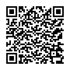 QR-koodi puhelinnumerolle +12174236814