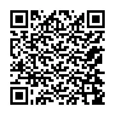 Kode QR untuk nomor Telepon +12174246177