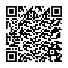 QR Code สำหรับหมายเลขโทรศัพท์ +12174246180