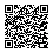 Código QR para número de teléfono +12174300803