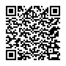 Código QR para número de teléfono +12174333057