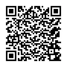 QR-код для номера телефона +12174342557