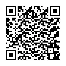 Código QR para número de teléfono +12174342560