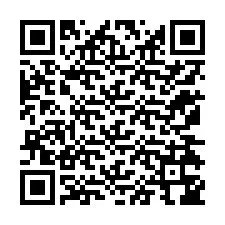 QR код за телефонен номер +12174346892