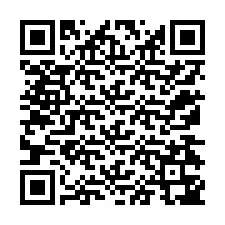 QR Code สำหรับหมายเลขโทรศัพท์ +12174347188