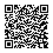 QR-code voor telefoonnummer +12174348070