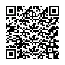 QR Code สำหรับหมายเลขโทรศัพท์ +12174348072